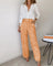 Selene - Comfy Stylish Set (FREE Belt) - Orange