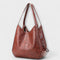 Olivia - Vintage Leather Bag - Brown