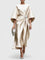 Caryzmah | Elegant Sleeve Long Dress - Beige