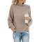 Noel - Snug Turtleneck Pullover - Khaki