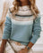 Asha™ – Warm Knitted Sweater - Blue
