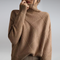 Chloe - Cosy Winter Knit Sweater - Brown