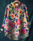 Jenny | Stylish Floral Button-Down Shirt - Multicolor 12