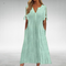 Erma™ Women's Elegant Dress - Green
