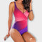 Tricolour Bikini - Pink Purple
