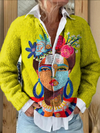 Noor | Artistic Portrait Cardigan