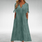 Erma™ Women's Elegant Dress - Dark Green