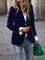Savannah™ - Elegant Velvet Blazer - Blue