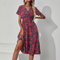 Priscilla™ Elegant Women's Dress - Red