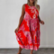 Blanca™ Elegant Women's Dress - Red