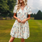 Shawna™ Elegant Women's Dress - Beige