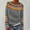 Isla™ - Autumn Sweater - Gray/Rainbow