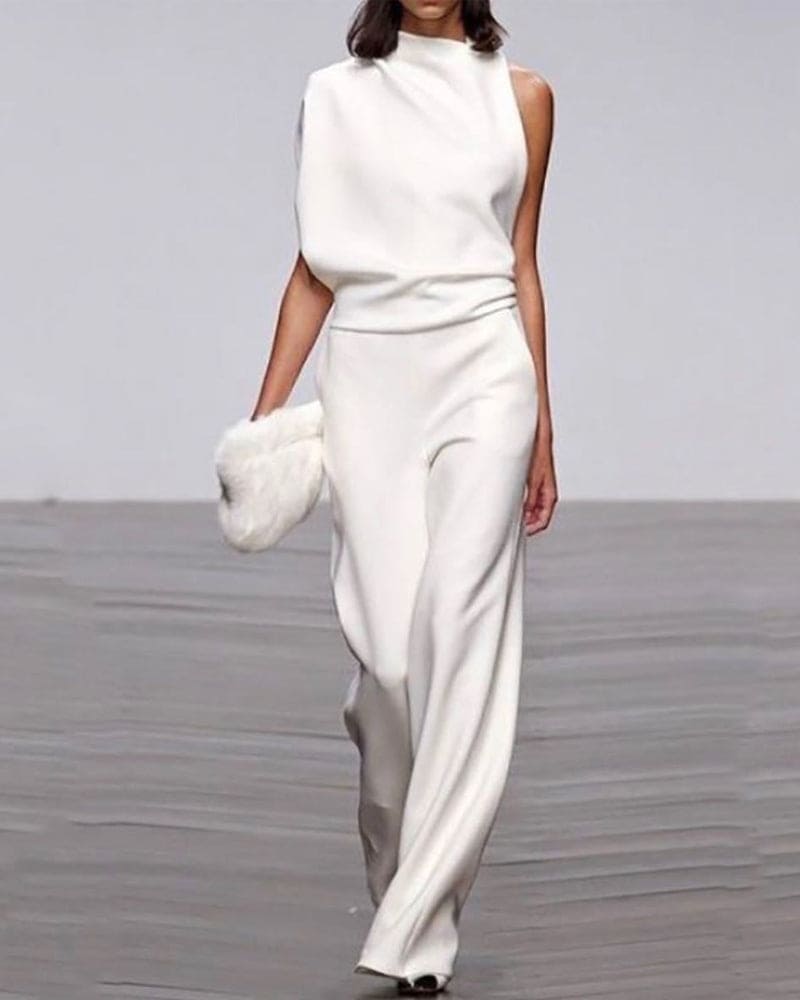 Marian - Elegant Women's Sleeveless Jumpsuit