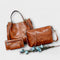 Olivia - 4-Piece Vintage Bag Set - Brown