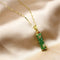 Jade Amulet Necklace - Green