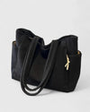Liorane | Luxurious Ribbed Tote Bag with Cord Detail