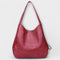 Olivia - Vintage Leather Bag - Red