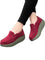 Maya Soft Sole Platform Sneakers - Red