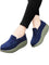 Maya Soft Sole Platform Sneakers - Blue