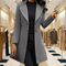 Bianchi - Slim Fit Long Sleeve Coat - Grey