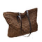 Olivia - Woven Tote Bag - Coffee