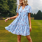 Shawna™ Elegant Women's Dress - Blue