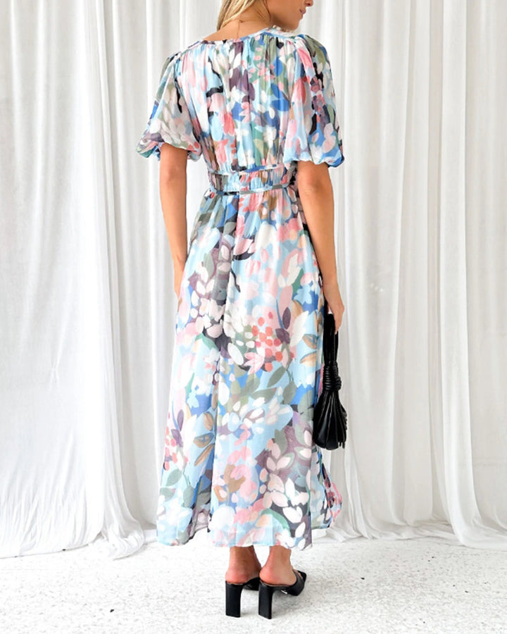 Taylor - Elegant Floral Maxi Dress