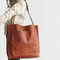 Monica | Stylish Leather Bag - Brown