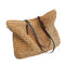Olivia - Woven Tote Bag - Khaki
