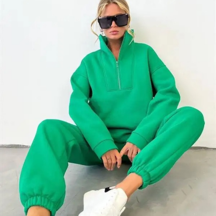 Isabella - Cozy High-Neck Tracksuit Set