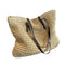 Olivia - Woven Tote Bag - Beige