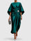 Caryzmah | Elegant Sleeve Long Dress - Green