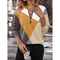 Ginny - Soft Geometric Sweatshirt - Brown