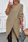 Olivia - Knitted Long Dress - Brown