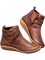 Harper Retro Mid-Calf Martin Boots - Brown