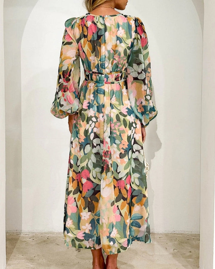 Taylor - Elegant Floral Maxi Dress