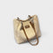 Olivia - Soft Cord Shoulder Bag - Beige