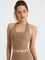 Serena Backless Low-Cut Summer Tank Top - Beige
