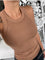 Vivara Contrast Trim Tank Top - Beige