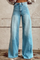 Susan | Stylish Wide-Leg Denim Pants - Blue