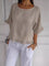 Lila - Casual Elegant Blouse - Beige
