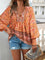 Beverly™ | Summer Floral Top - Orange