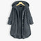 Franca™ - Fleece Jacket with Hood - Gray