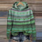 Nelly™ - Comfortable vintage hoodie - Green