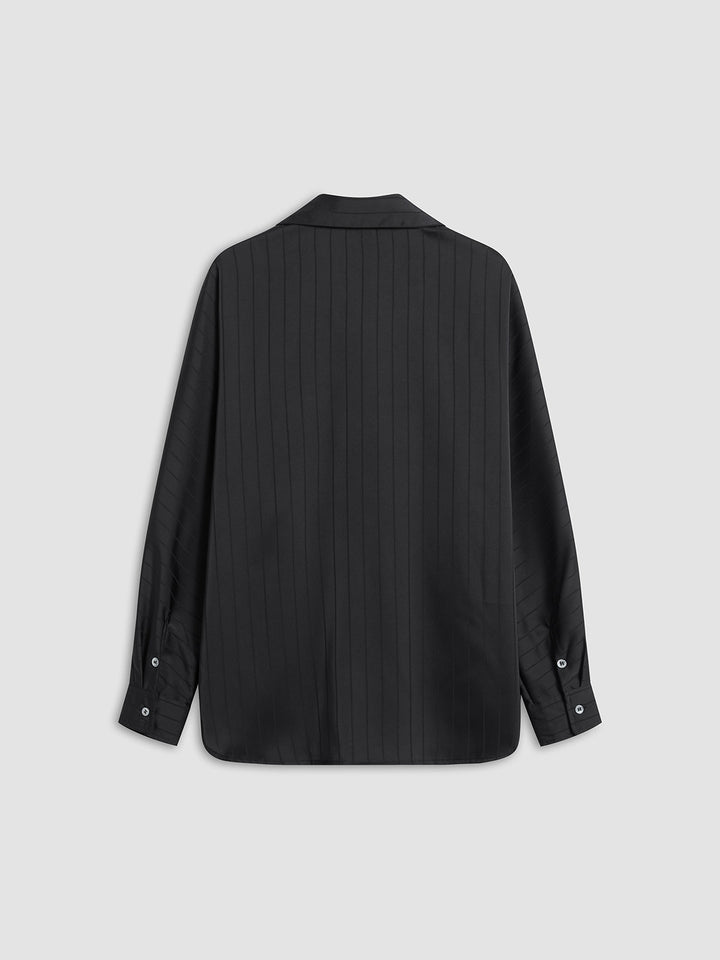 Elara Oversized Button-Up Collared Shirt