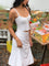 Seren Western Charm Corset & Skirt Set - White