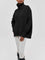 Amelia Cloudless Sky Turtleneck Oversized Sweater - Black