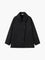 Vivara Elegant Oversized Button Coat - Black