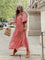 Luna Bohemian-Style Maxi Dress - Pink