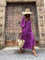 Luna Bohemian-Style Maxi Dress - Purple